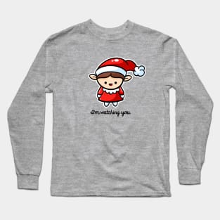 Girl Elf on the Shelf Long Sleeve T-Shirt